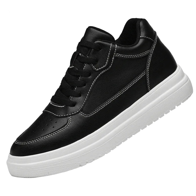 Men's Elevator Sneakers in Black Color - Casual Flow Shop