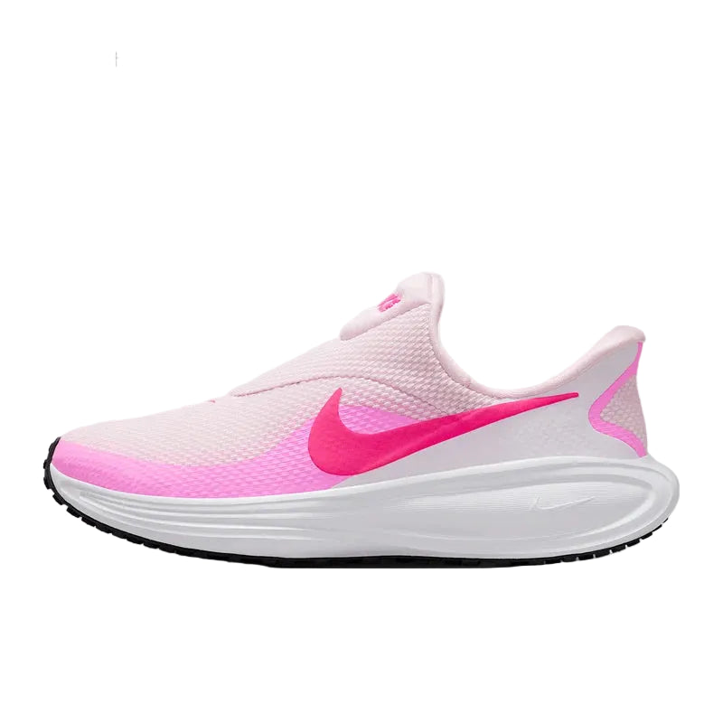 Women's breathable running shoes in pink and white – lightweight design