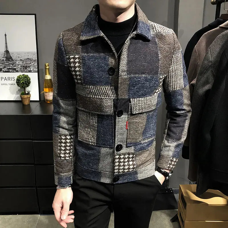 Premium Men's Stitched Jacket – Style & Comfort Combined - CasualFlowshop