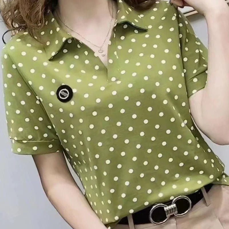 Image of a Fashionable Summer Short Sleeve Polo - At casualflowshop