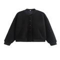 Women’s Button Jacket – Elegant Warm Coat for Autumn & Winter - CasualFlowshop