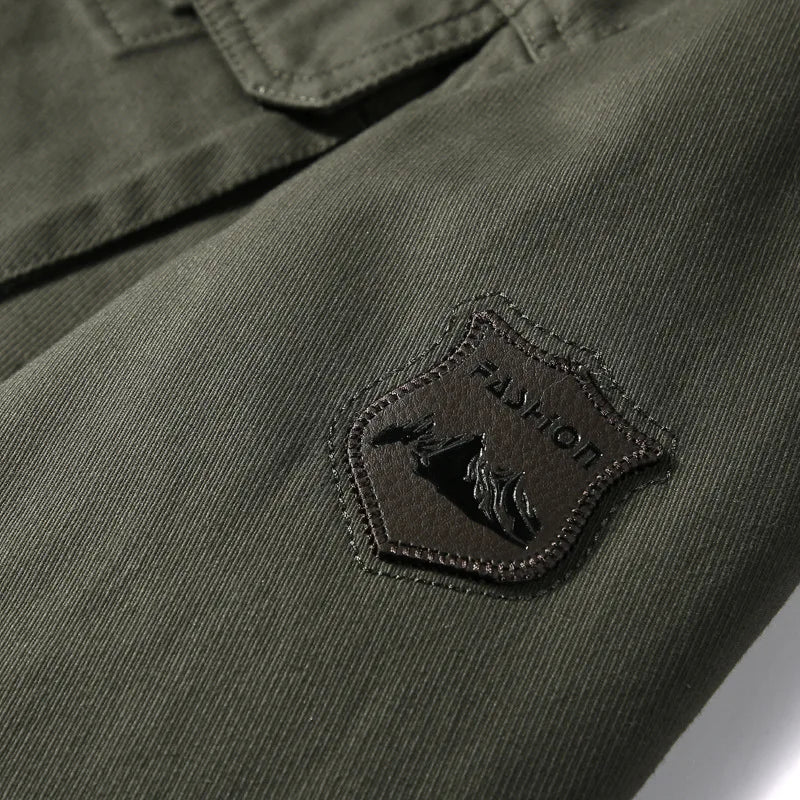 Men’s Thick Lamb Wool Military Jacket - CasualFlowshop