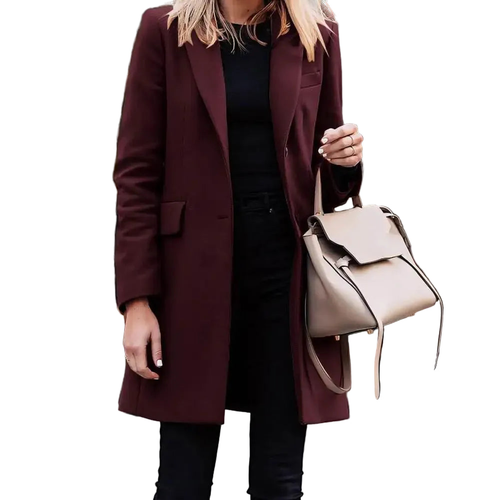 Women's Two Button Blazer - Elegant at Casual  Flow Shop