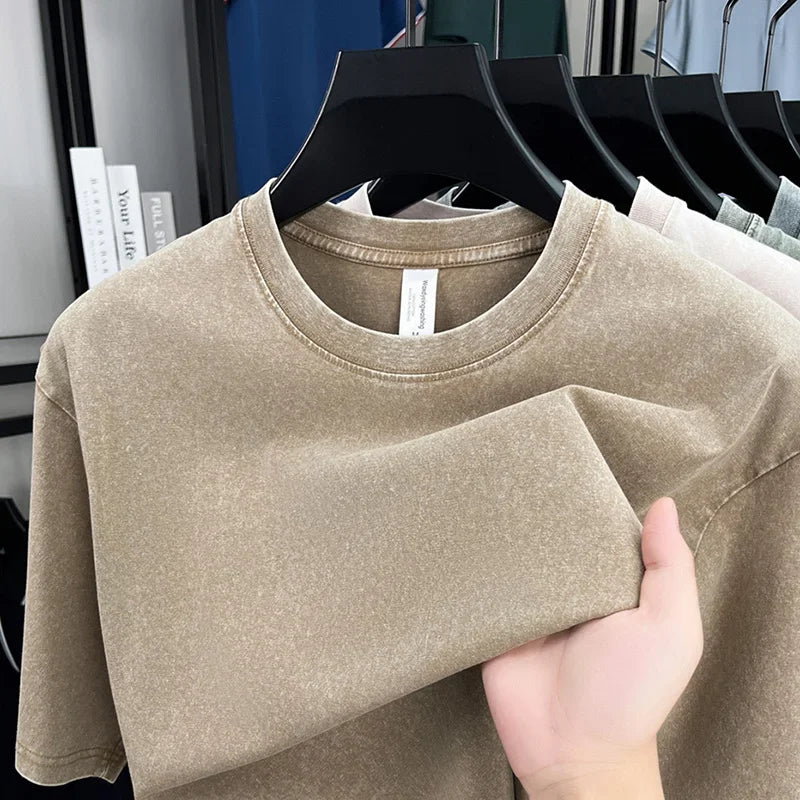 Retro Heavyweight Oversized T-Shirt  - At Casualflowshop
