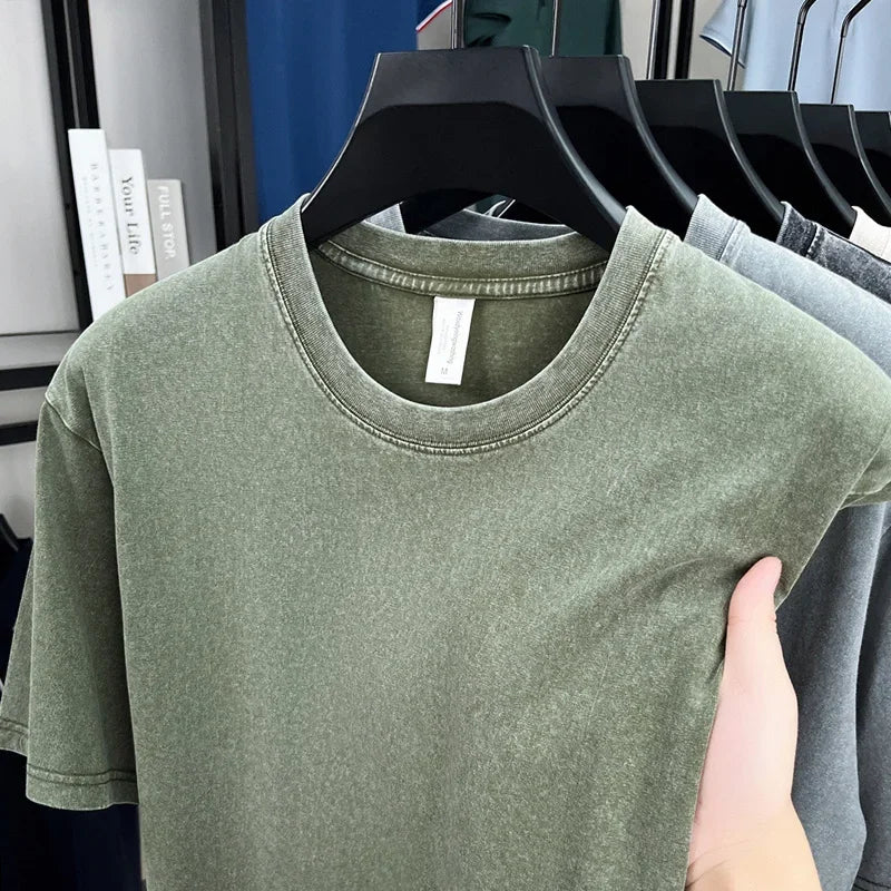 Retro Heavyweight Oversized T-Shirt  - At Casualflowshop