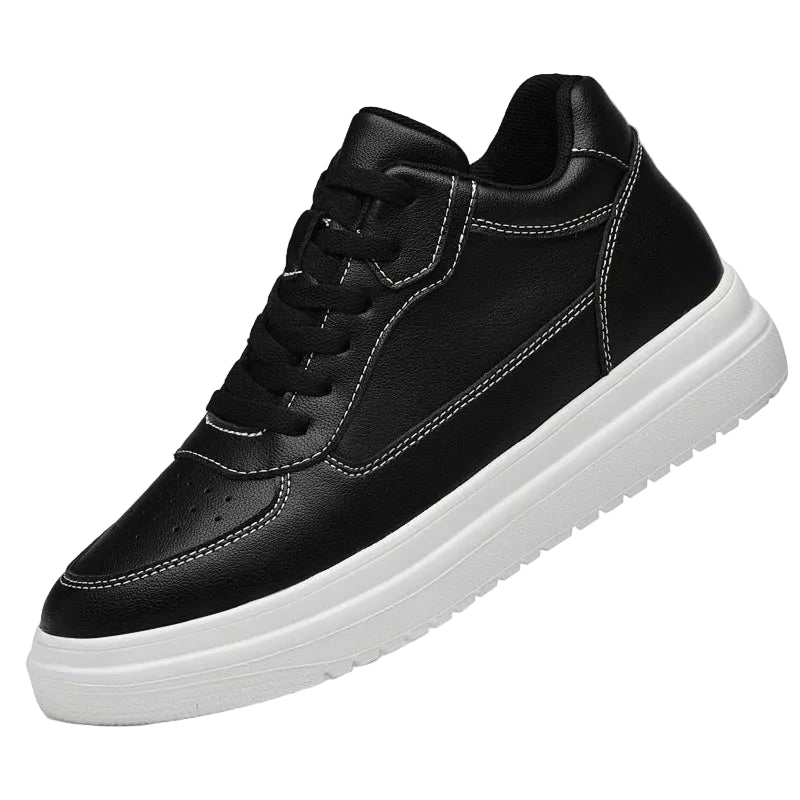 Men's Elevator Sneakers in Black Color - Casual Flow Shop