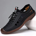 Men's Summer Casual Sandals – Breathable Hollow-Out Flat Shoes - CasualFlowshop