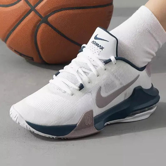 Nike Air Max Impact 4 Basketball Shoes in white – Premium performance sneakers 