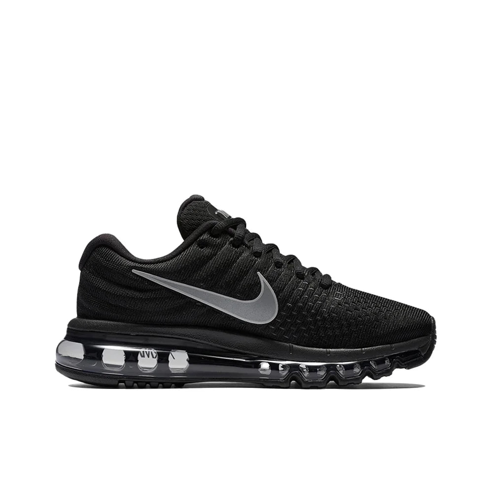 Black Nike Alpha Trainer 6 Air Cushion Shoes with a white background