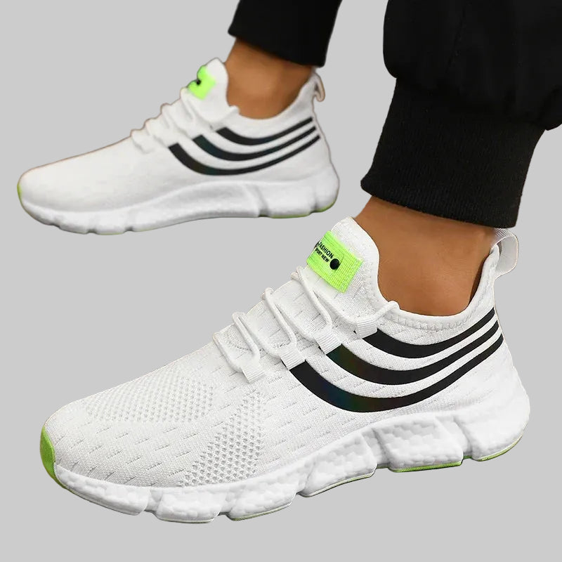 men's lightweight walking sneakers white 