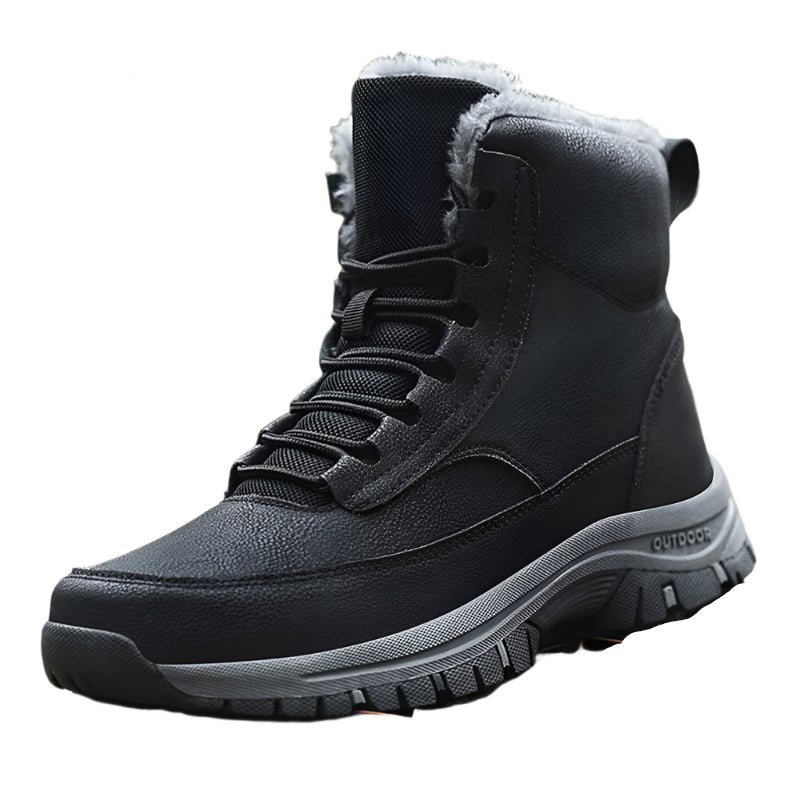 Outdoor Snow Men Boots – Waterproof, Insulated, and Slip-Resistant Winter Footwear for Cold Weather Adventures.