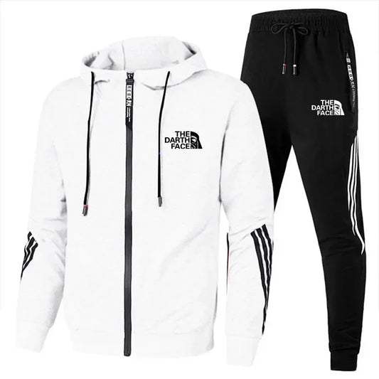 Men's Harajuku Tracksuit – Stylish two-piece set featuring a sleek jacket and trousers, perfect for casual and sporty occasions