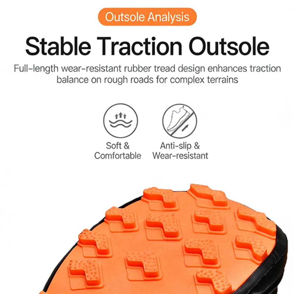 TrailGrip Anti-Slip Outdoor Sneakers - Men's Tactical Hiking Shoes