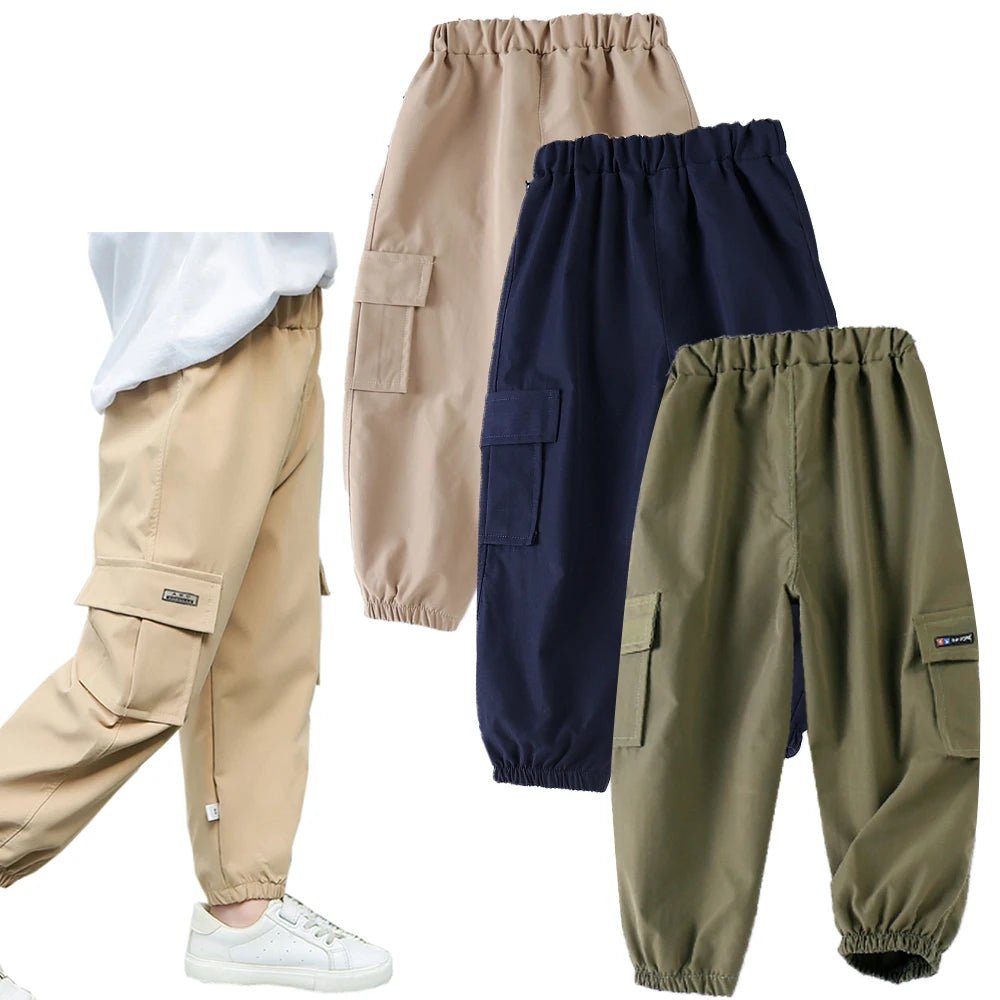 Boys' Jeans & Cargo Jogger Pants – Casual Outdoor Styles (Ages 3–11) - CasualFlowshop