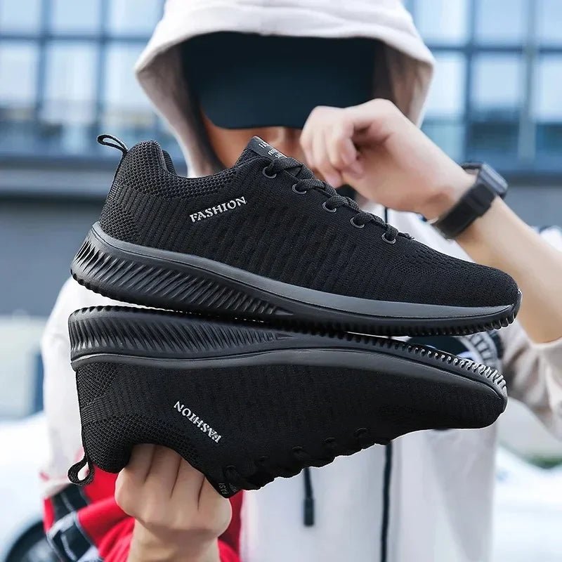 Flexible Jogging Shoes for Men – Breathable Mesh Sneakers with Cushioned Sole - CasualFlowshop