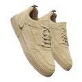 Men's Low-Top Skate Sneakers,  on a Beige Color Beige.