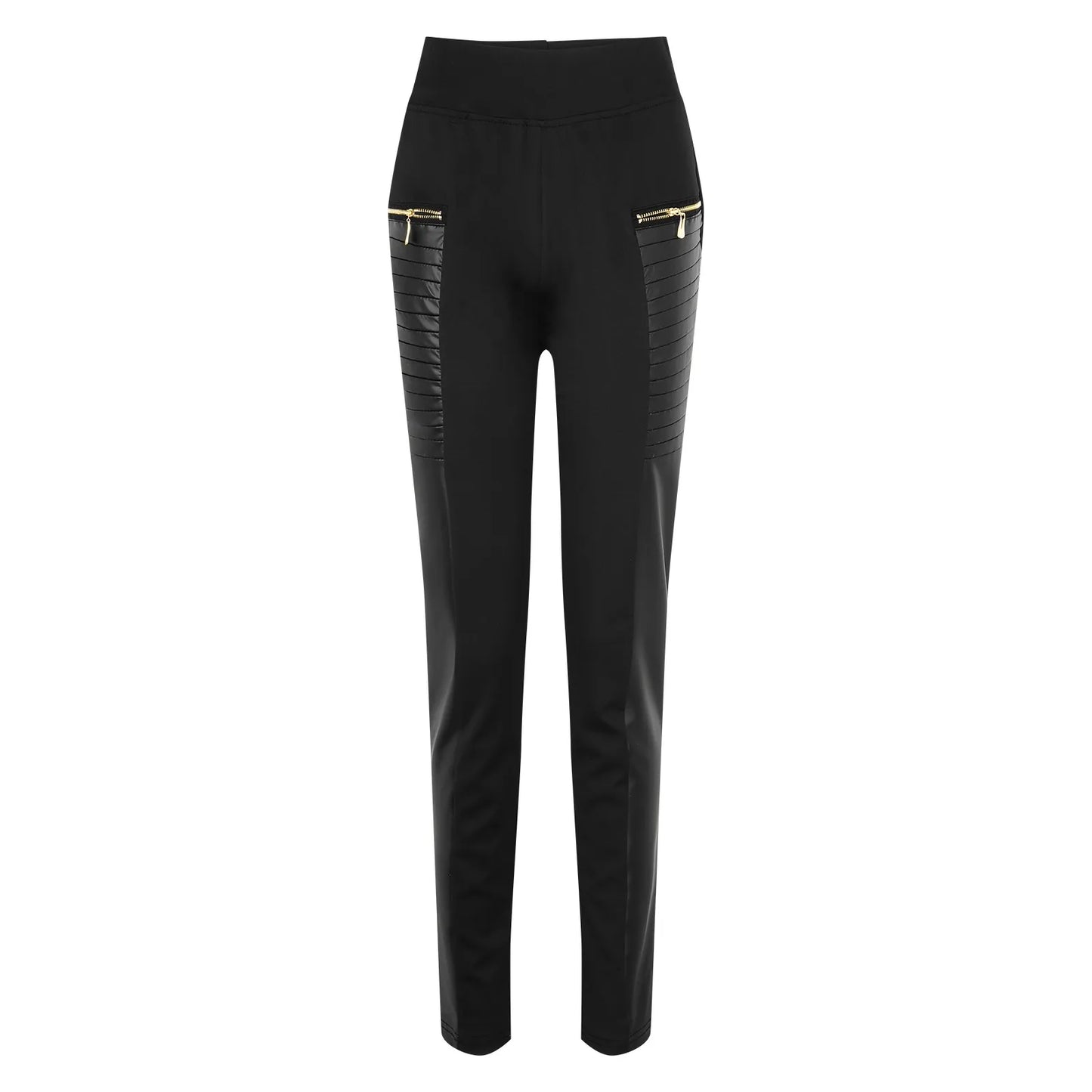 Sleek women's high-waist skinny pants with stretch fit and butt-lifting design, offering comfort and style for any occasion.