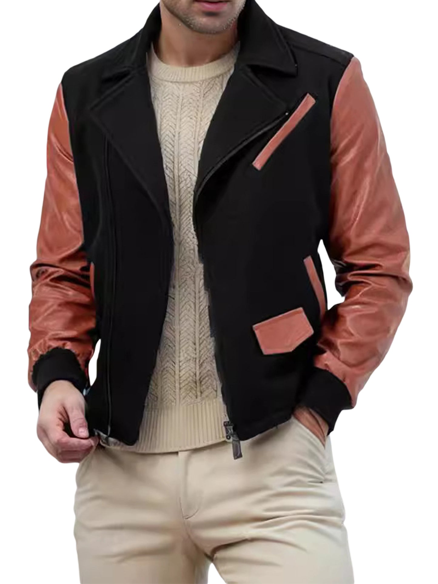 Men color block jacket.jpg - Casualflowshop