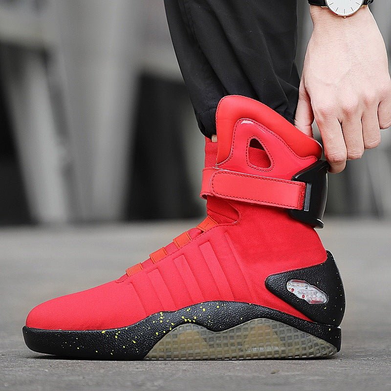 Men’s LED High - Top Sneakers – Step Into Light, Style & Comfort - CasualFlowshop