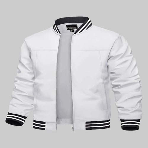 Men's Lightweight Windproof Bomber Jacket – Style Meets Performance - CasualFlowshop
