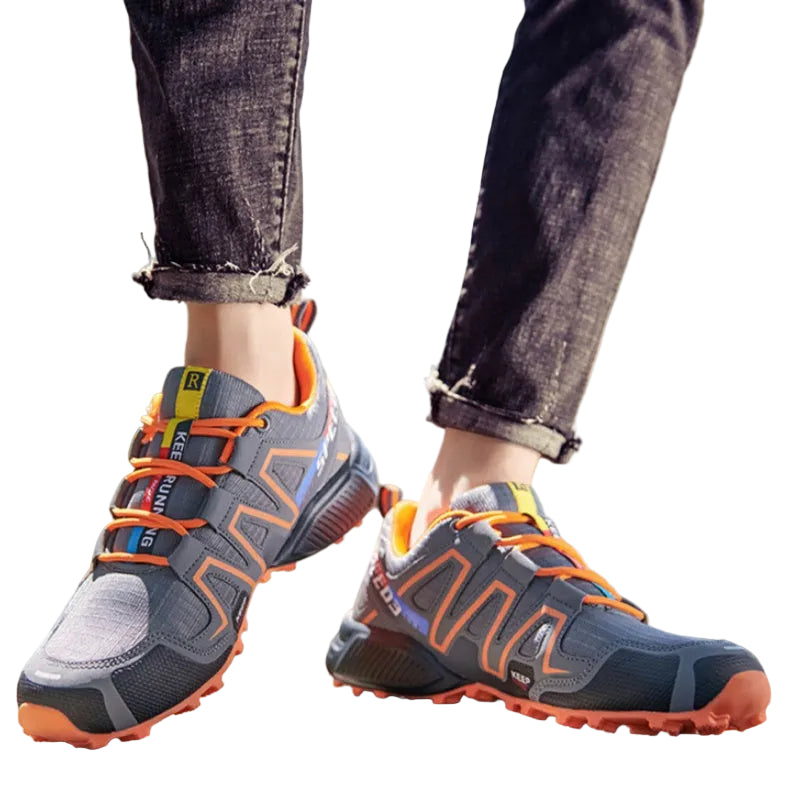 outdoor walking sneakers anti slip grip lightweight shoes