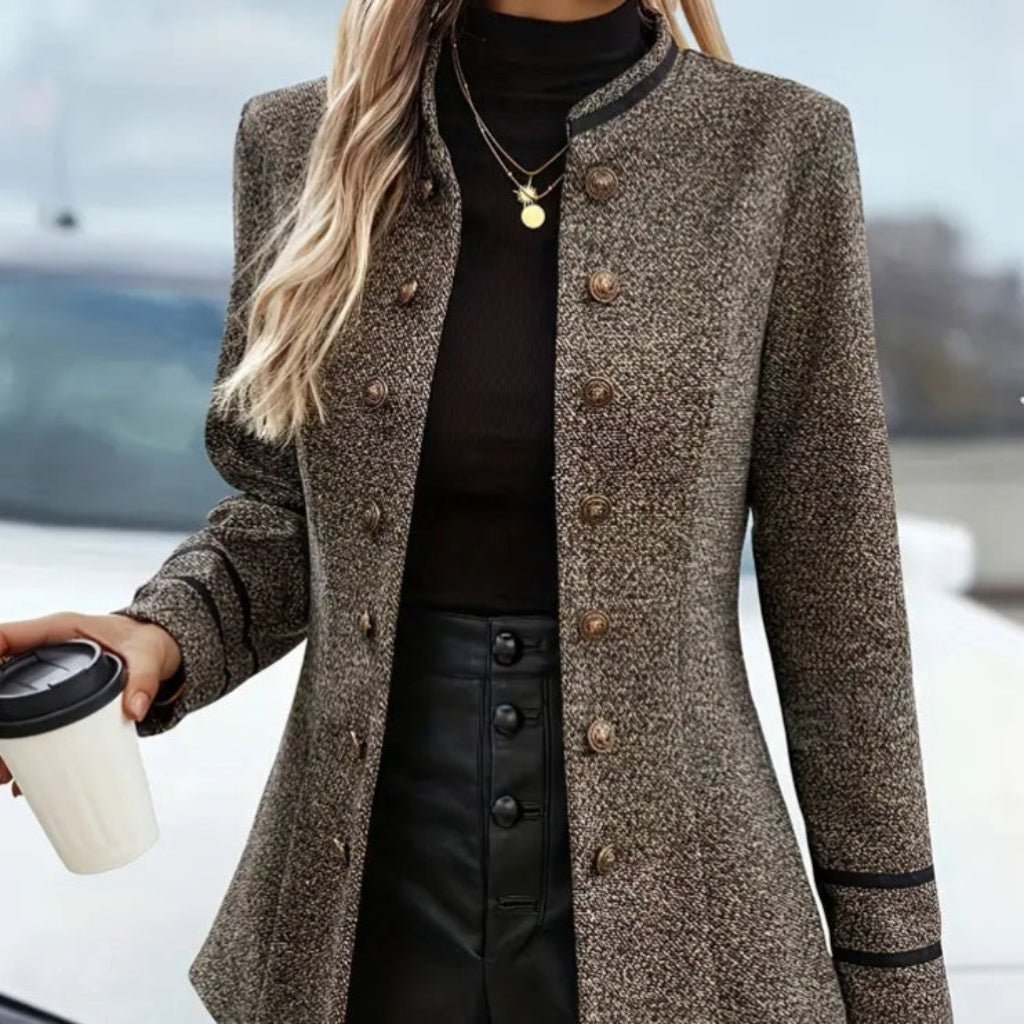 Women’s Casual Button - Up Jacket – Lightweight Structured Fit - CasualFlowshop