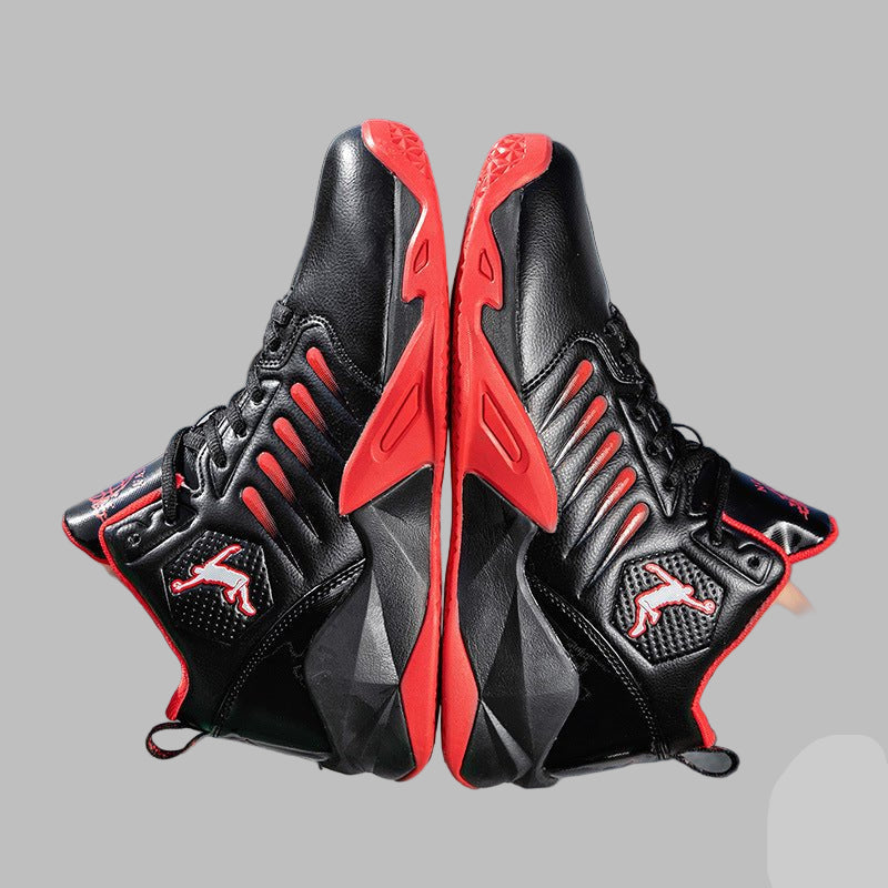 Men’s Mid - Cut Basketball Sneakers – Breathable Non - Slip Sports Shoes - CasualFlowshop