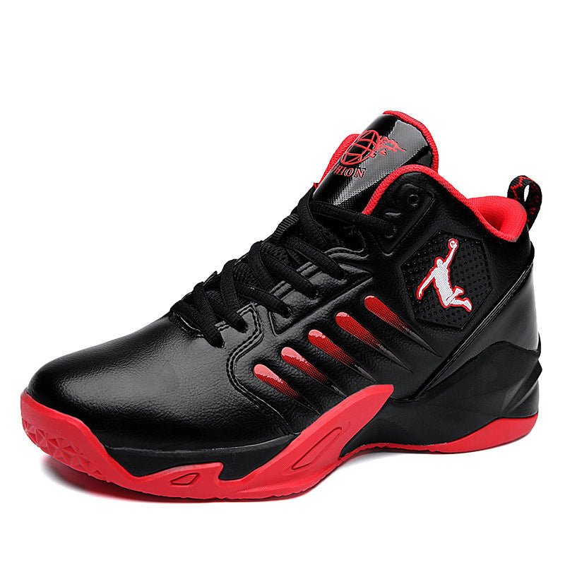 Men’s Mid - Cut Basketball Sneakers – Breathable Non - Slip Sports Shoes - CasualFlowshop