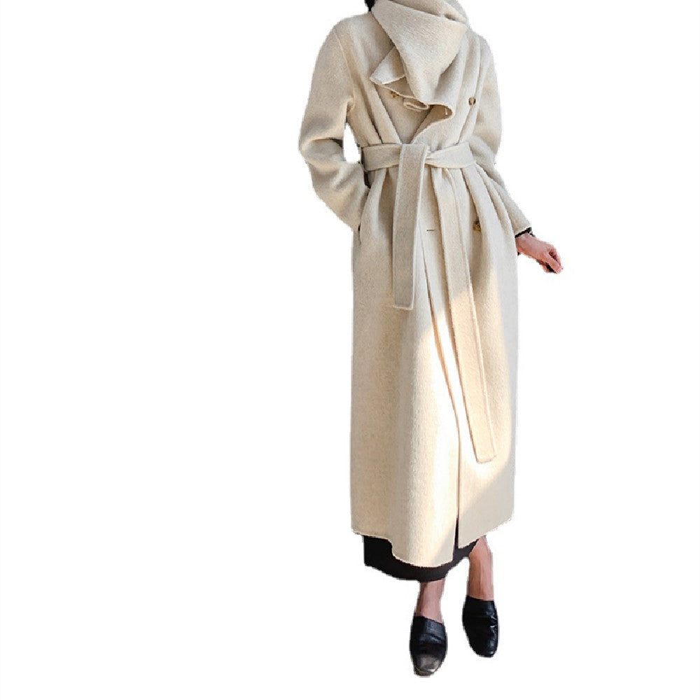 Women’s Reversible Wool Coat – Elegant & Versatile Winter Style - CasualFlowshop