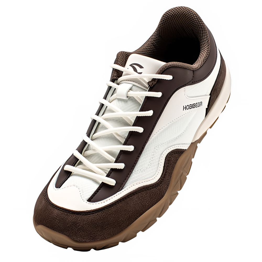 HOBIBEAR wide toe box hiking shoes in Brown – non-slip trail running sneakers
