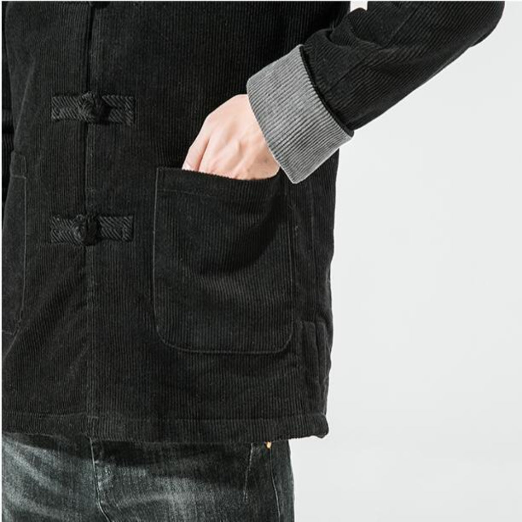 Men’s Corduroy Cotton - Padded Jacket – Vintage Warm Fall Coat - CasualFlowshop