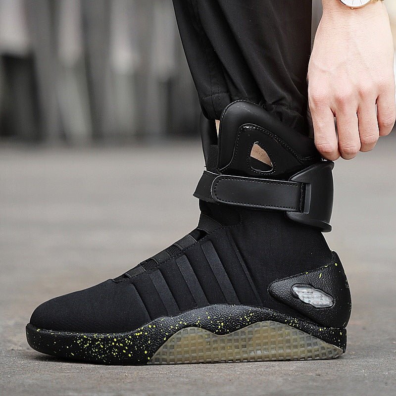 Men’s LED High - Top Sneakers – Step Into Light, Style & Comfort - CasualFlowshop