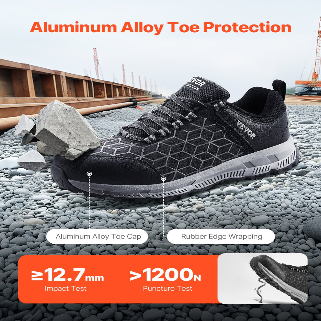 steel toe work sneakers aluminum alloy protection impact resistant safety shoes
