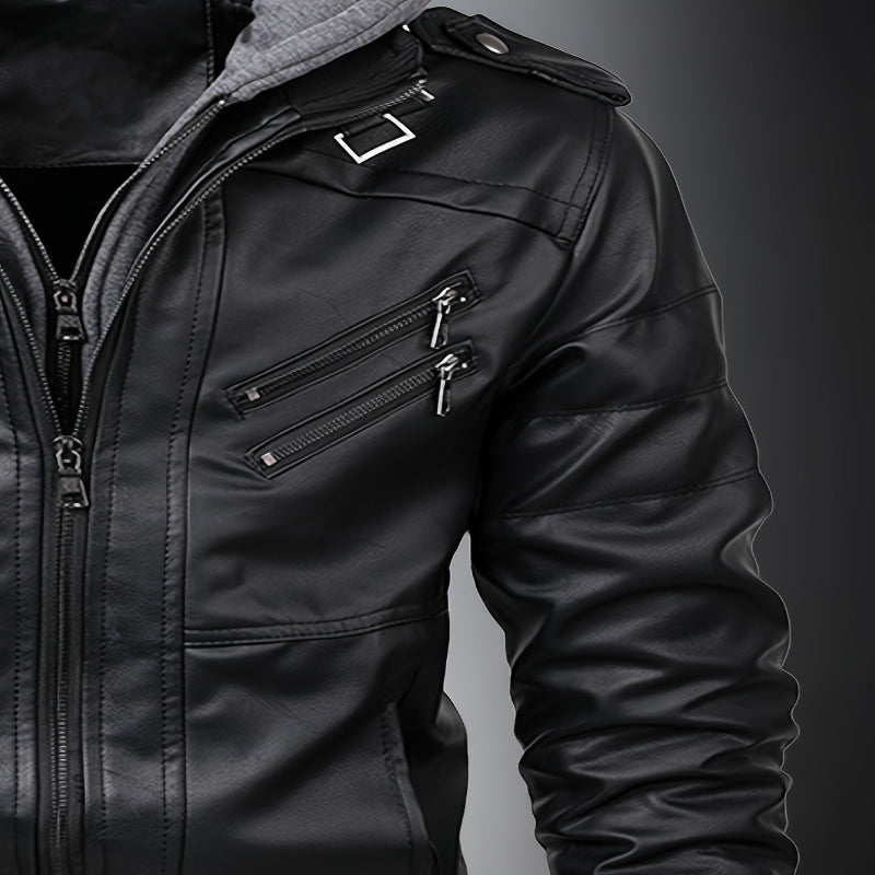 Maplesteed motorcycle jacket – zipper and closure detail