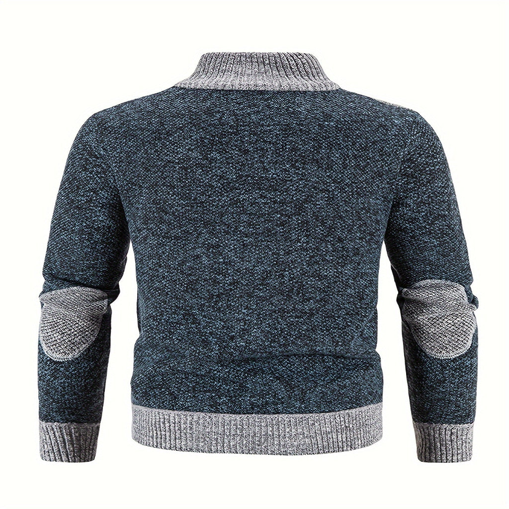 Men's Cardigan Blazer – Smart-Casual Style with Cozy Comfort - CasualFlowshop