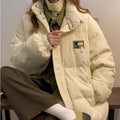 Corduroy Cotton-padded Coat For Men And Women Winter Thickened French Coat - CasualFlowshop