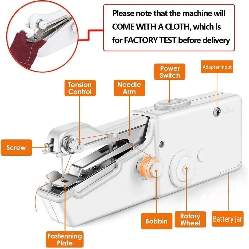 Discover the Convenience of Our Mini Portable Sewing Machine for Quick Repairs and DIY Projects - CasualFlowshop
