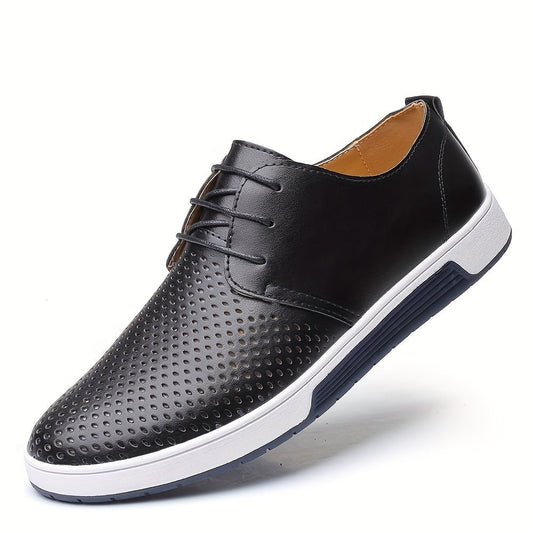 Elegant Men's Breathable Oxford Dress Shoes - Ideal for Office and Formal Events - CasualFlowshop