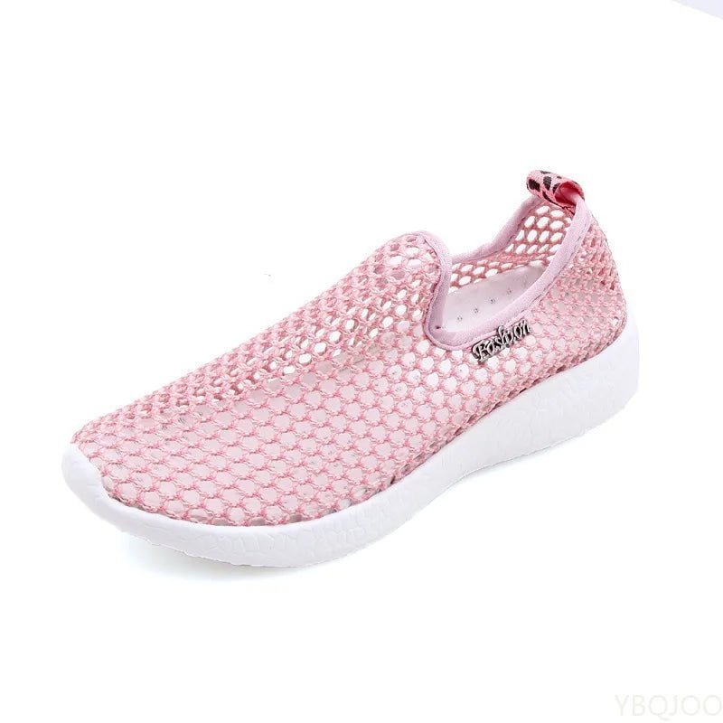Elevate Your Active Lifestyle with Our Women's Breathable Mesh Sport Shoes - CasualFlowshop