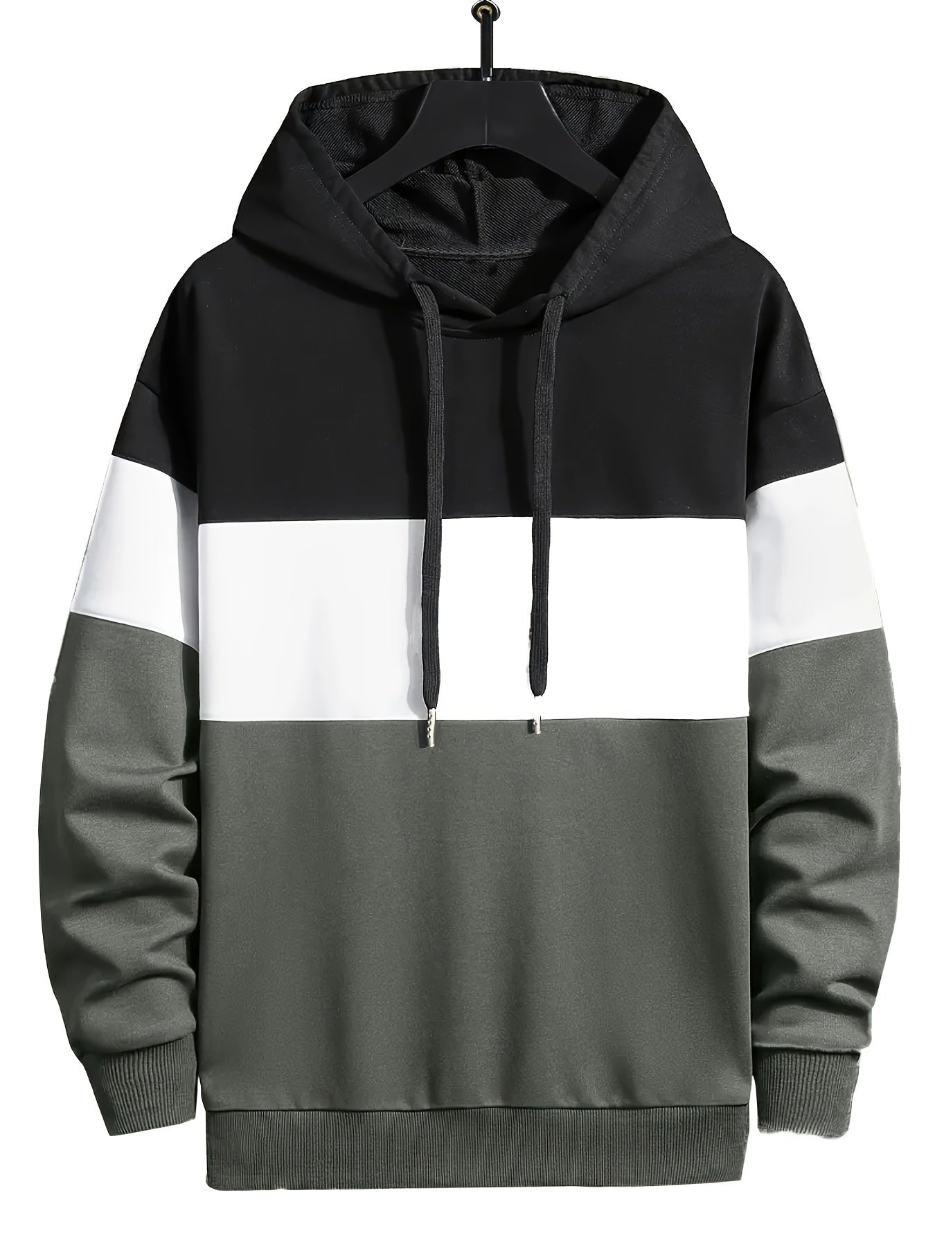 Elevate Your Style: Exclusive Patchwork Hoodie Sweater for Men - CasualFlowshop