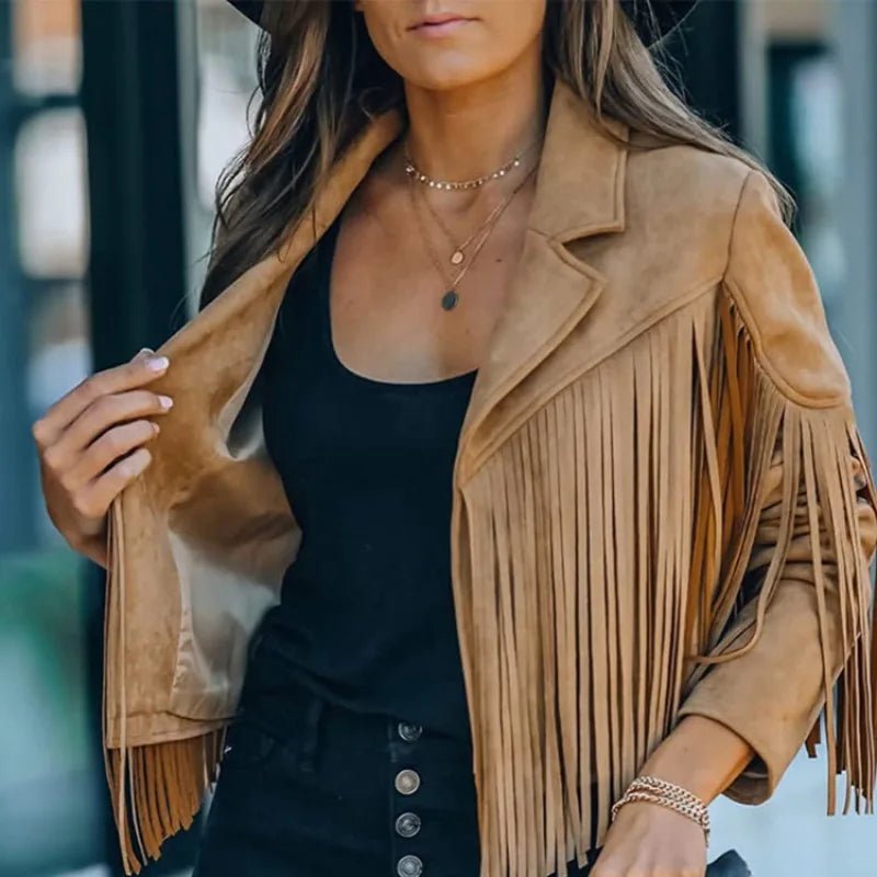 Stylish Crop Jacket for Women - A Trendy Bomber Jacket Spring and Fall - CasualFlowshop