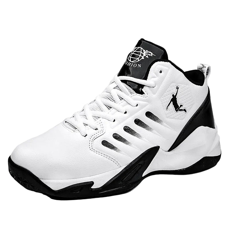 Men’s Mid - Cut Basketball Sneakers – Breathable Non - Slip Sports Shoes - CasualFlowshop