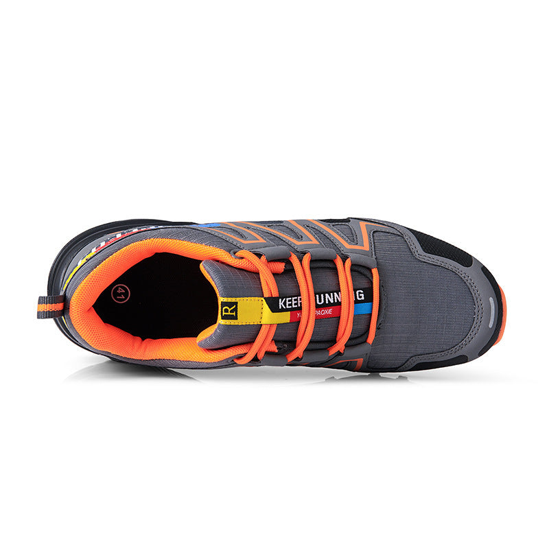outdoor walking sneakers anti slip grip lightweight shoes