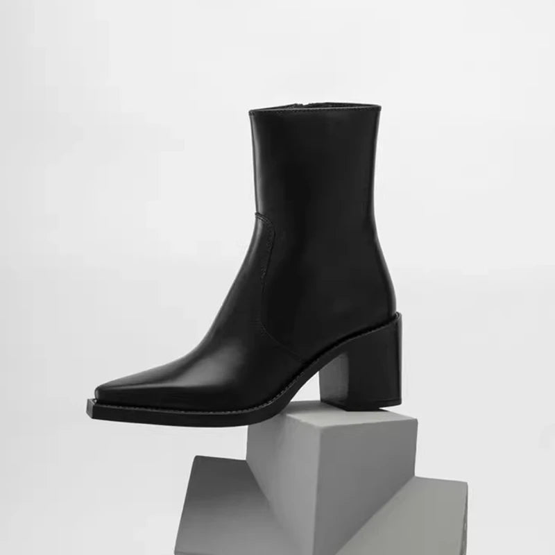 High heeled women's short boots for any occasion - CasualFlowshop
