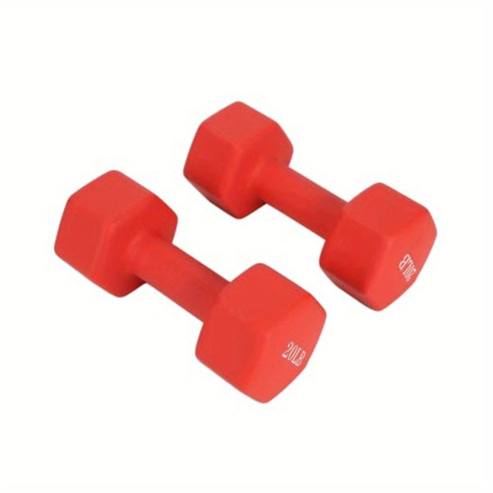 Neoprene Coated Hex Dumbbell Hand Weight Various Sizes for Customized Workout - CasualFlowshop