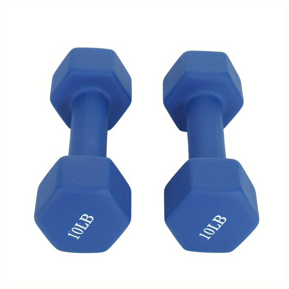 Neoprene Coated Hex Dumbbell Hand Weight Various Sizes for Customized Workout - CasualFlowshop