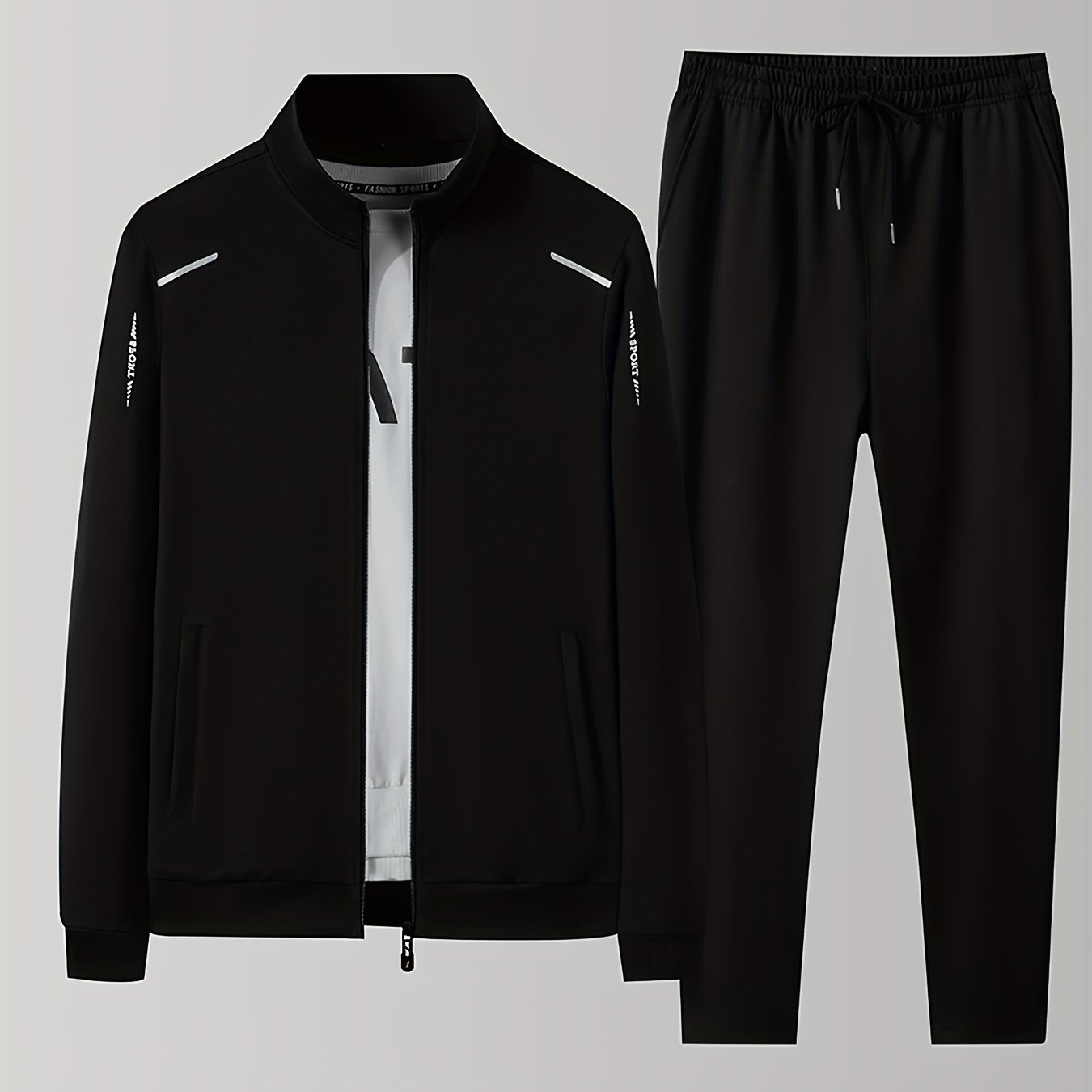 Ultimate Comfort Performance Fleece Men's Athletic Tracksuit - Perfect for Sports and Casual Wear - CasualFlowshop