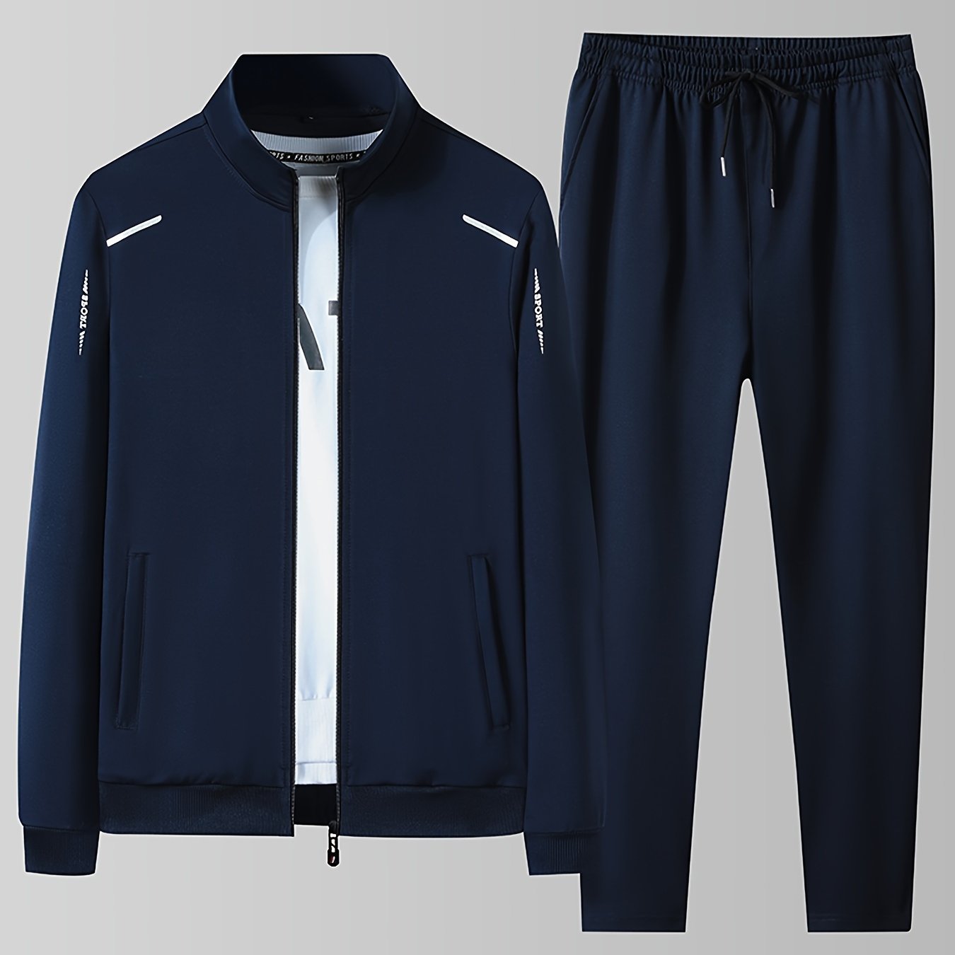 Ultimate Comfort Performance Fleece Men's Athletic Tracksuit - Perfect for Sports and Casual Wear - CasualFlowshop