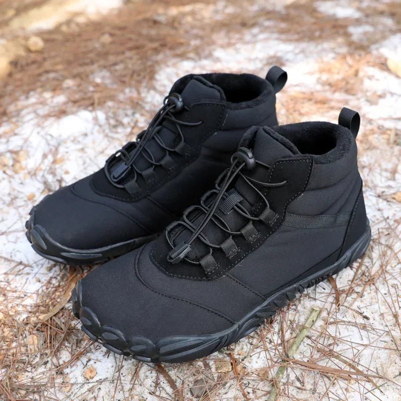 Outdoor Work Winter Shoes for Men Women Snow Casual Shoes Work Shoes Ladies Warm Fur Men Ankle Shoes  - CasualFlowshop