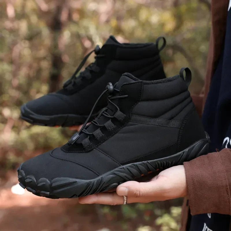 Outdoor Work Winter Shoes for Men Women Snow Casual Shoes Work Shoes Ladies Warm Fur Men Ankle Shoes  - CasualFlowshop